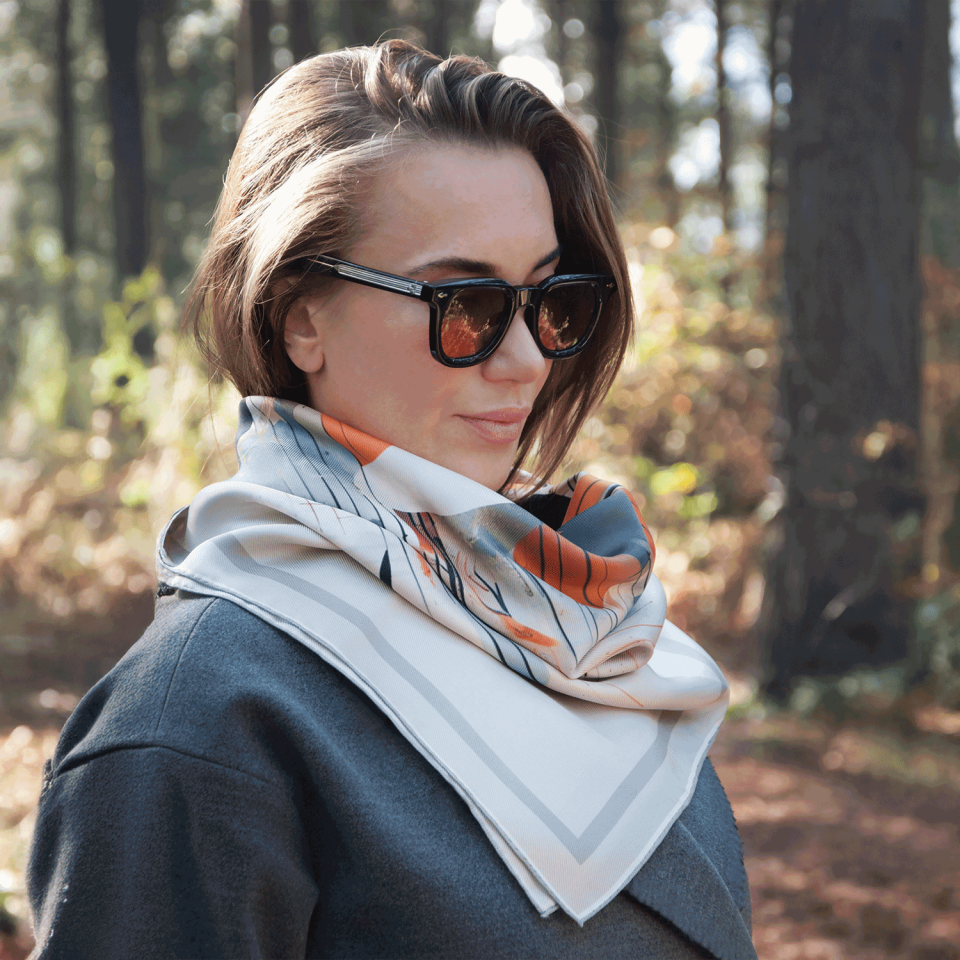 URBAN - MULBERY TWILL İPEK EŞARP