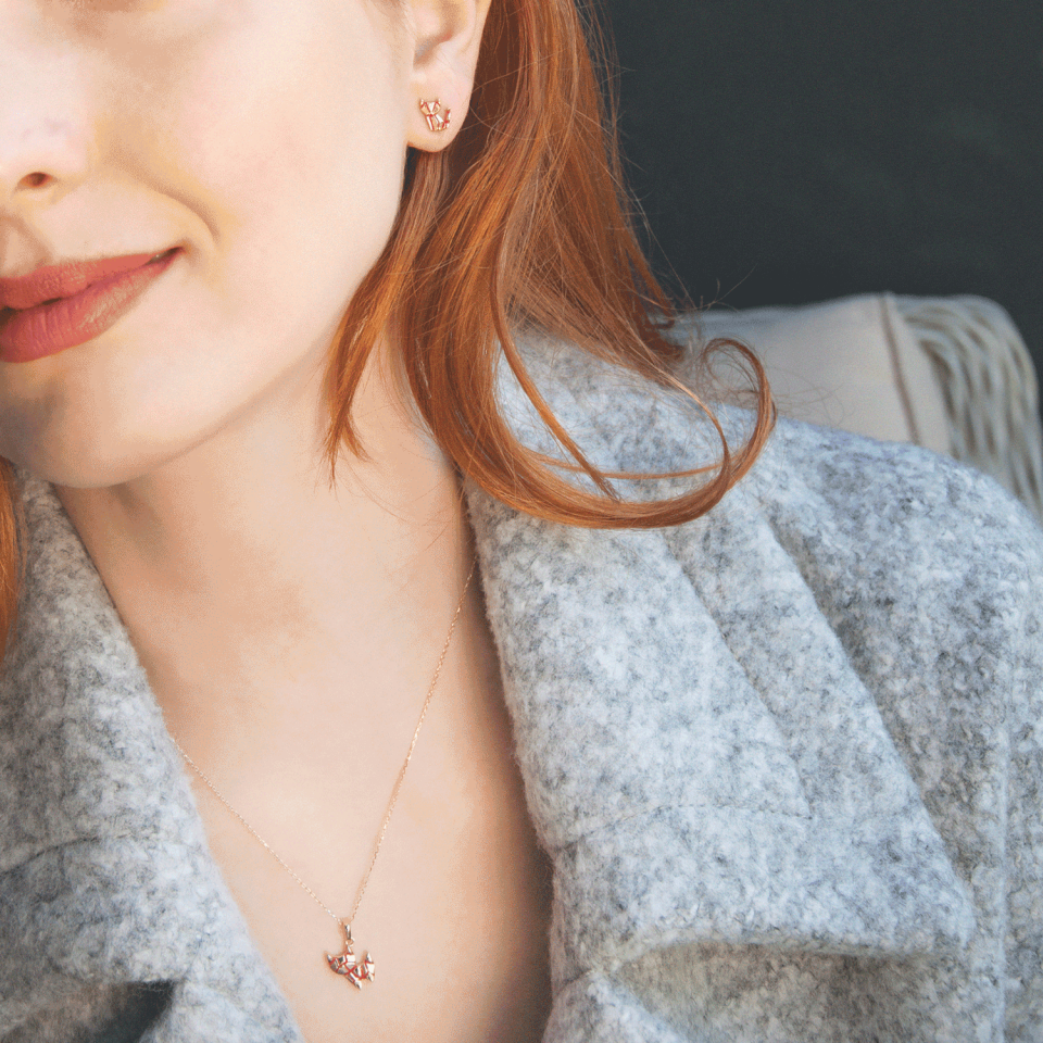 Feline Folds Earrings