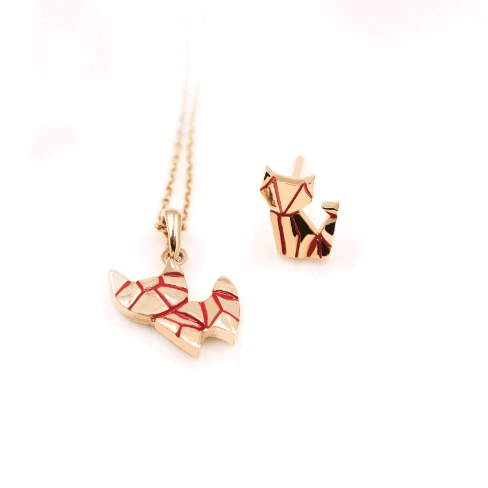 Feline Folds Earrings